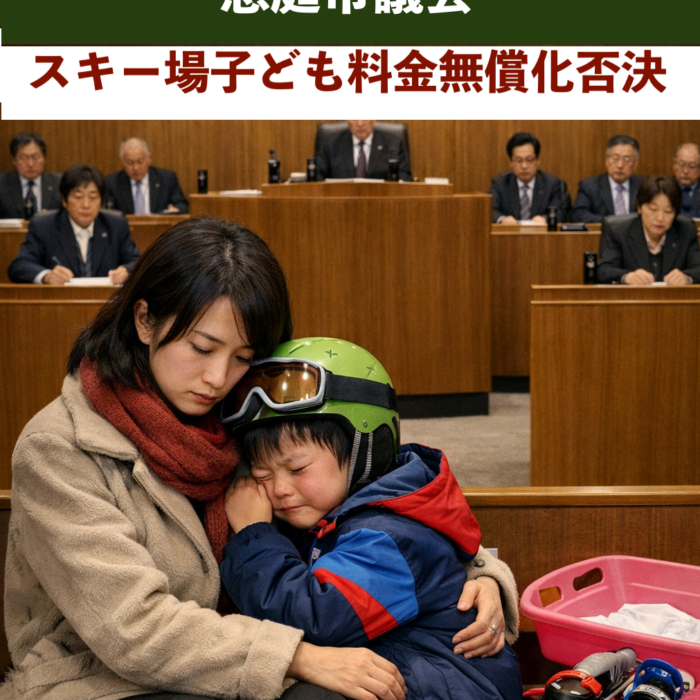 市民スキー場子ども料金無償化は否決